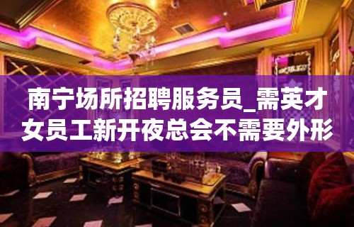 南宁场所招聘服务员_需英才女员工新开夜总会不需要外形