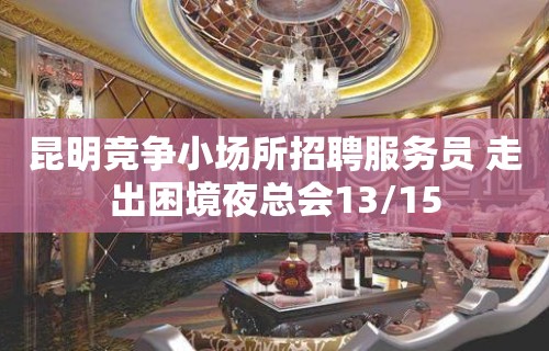 昆明竞争小场所招聘服务员 走出困境夜总会13/15