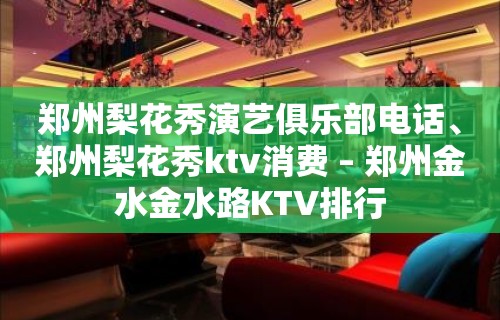 郑州梨花秀演艺俱乐部电话、郑州梨花秀ktv消费 – 郑州金水金水路KTV排行