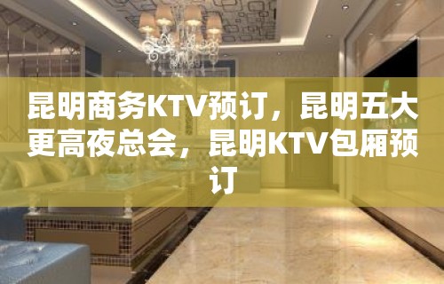 昆明商务KTV预订，昆明五大更高夜总会，昆明KTV包厢预订