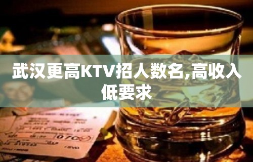 武汉更高KTV招人数名,高收入低要求