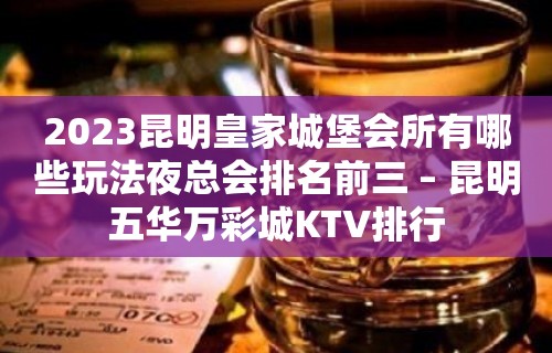 2023昆明皇家城堡会所有哪些玩法夜总会排名前三 – 昆明五华万彩城KTV排行