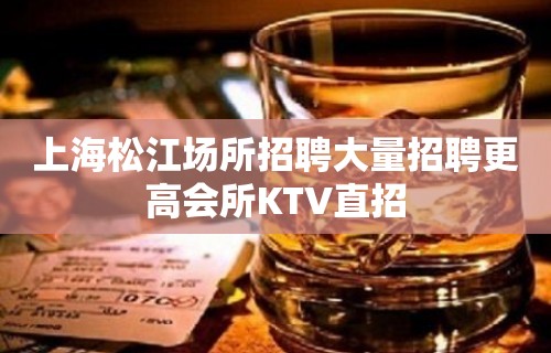 上海松江场所招聘大量招聘更高会所KTV直招