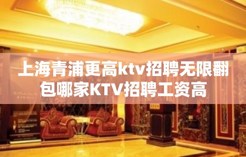 上海青浦更高ktv招聘无限翻包哪家KTV招聘工资高