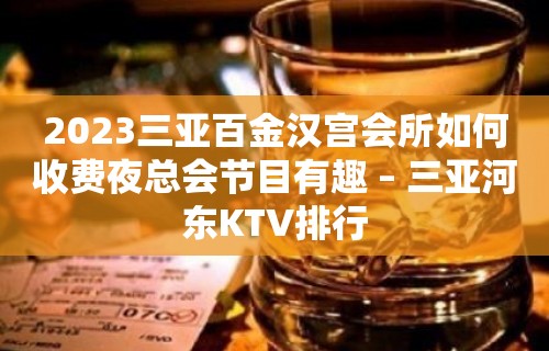 2023三亚百金汉宫会所如何收费夜总会节目有趣 – 三亚河东KTV排行