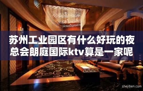 苏州工业园区有什么好玩的夜总会朗庭国际ktv算是一家呢