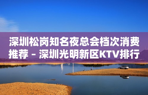 深圳松岗知名夜总会档次消费推荐 – 深圳光明新区KTV排行