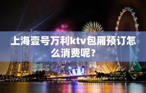 上海壹号万利ktv包厢预订怎么消费呢？