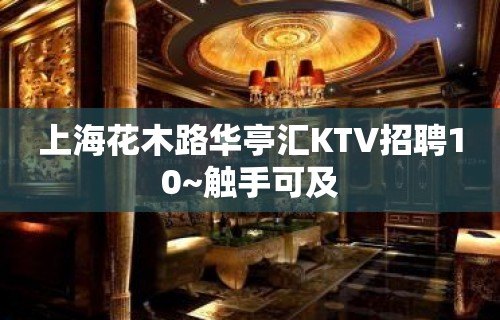 上海花木路华亭汇KTV招聘10~触手可及