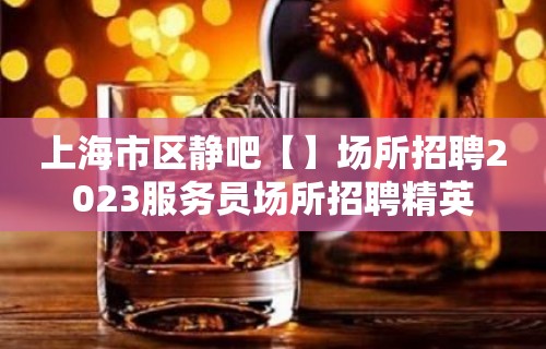 上海市区静吧【】场所招聘2023服务员场所招聘精英