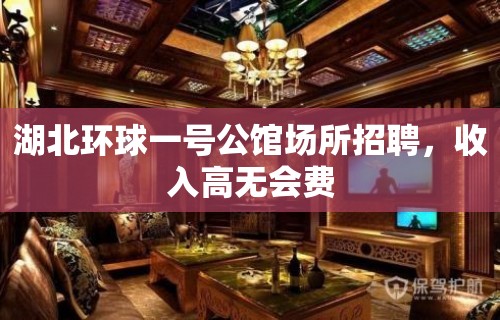 湖北环球一号公馆场所招聘，收入高无会费