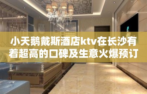 小天鹅戴斯酒店ktv在长沙有着超高的口碑及生意火爆预订