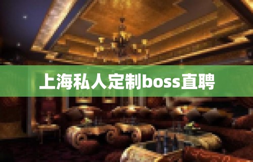 上海私人定制boss直聘