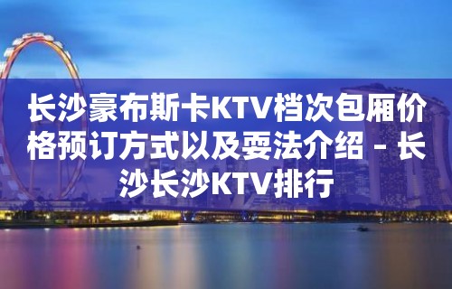 长沙豪布斯卡KTV档次包厢价格预订方式以及耍法介绍 – 长沙长沙KTV排行