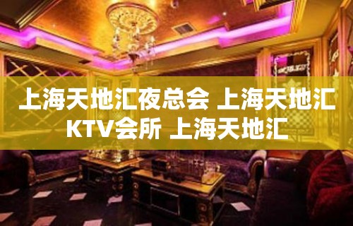 上海天地汇夜总会 上海天地汇KTV会所 上海天地汇