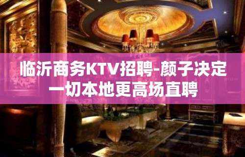 临沂商务KTV招聘-颜子决定一切本地更高场直聘