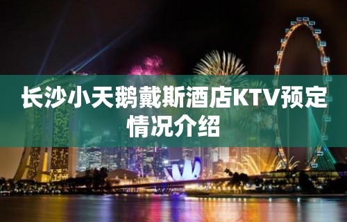 长沙小天鹅戴斯酒店KTV预定情况介绍