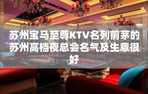 苏州宝马至尊KTV名列前茅的苏州高档夜总会名气及生意很好