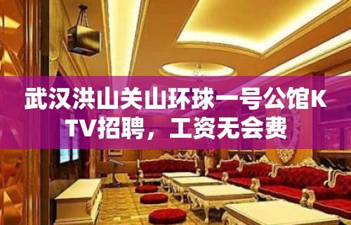 武汉洪山关山环球一号公馆KTV招聘，工资无会费