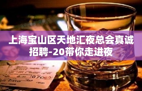 上海宝山区天地汇夜总会真诚招聘-20带你走进夜