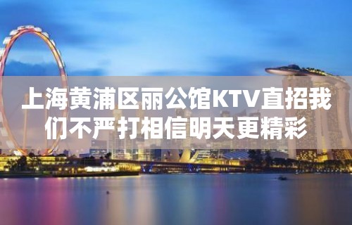 上海黄浦区丽公馆KTV直招我们不严打相信明天更精彩