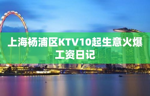 上海杨浦区KTV10起生意火爆工资日记