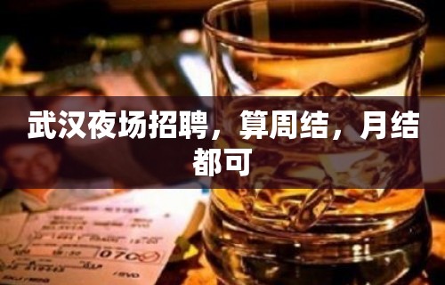 武汉夜场招聘，算周结，月结都可