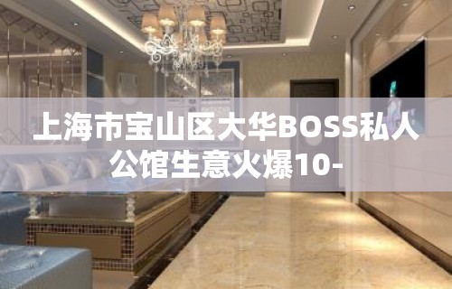 上海市宝山区大华BOSS私人公馆生意火爆10-