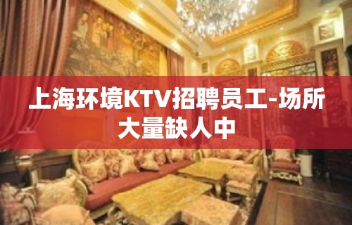 上海环境KTV招聘员工-场所大量缺人中