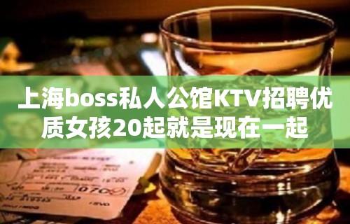 上海boss私人公馆KTV招聘优质女孩20起就是现在一起