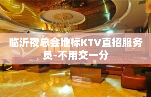 临沂夜总会地标KTV直招服务员-不用交一分