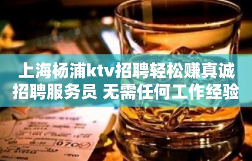 上海杨浦ktv招聘轻松赚真诚招聘服务员 无需任何工作经验