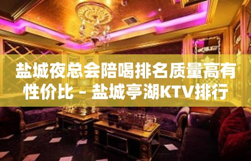 盐城夜总会陪喝排名质量高有性价比 – 盐城亭湖KTV排行