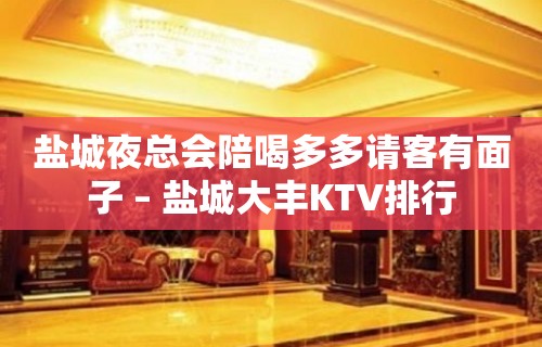 盐城夜总会陪喝多多请客有面子 – 盐城大丰KTV排行