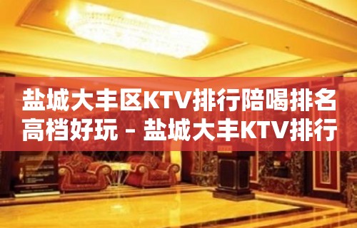 盐城大丰区KTV排行陪喝排名高档好玩 – 盐城大丰KTV排行