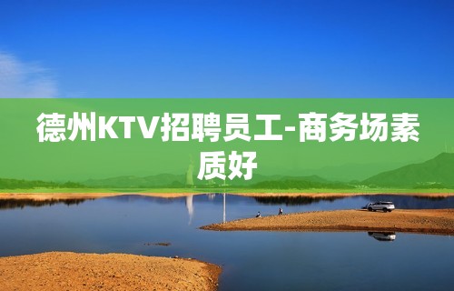 德州KTV招聘员工-商务场素质好