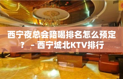 西宁夜总会陪喝排名怎么预定？ – 西宁城北KTV排行