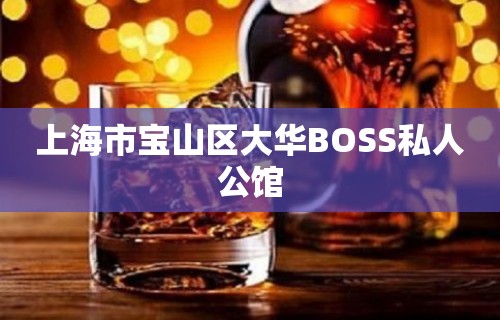 上海市宝山区大华BOSS私人公馆