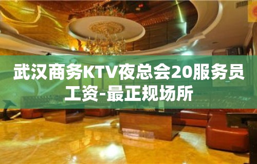 武汉商务KTV夜总会20服务员工资-最正规场所