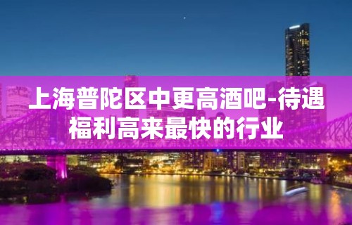 上海普陀区中更高酒吧-待遇福利高来最快的行业