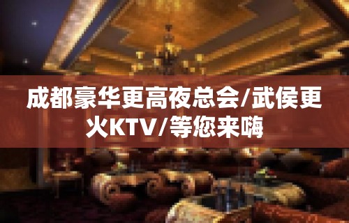 成都豪华更高夜总会/武侯更火KTV/等您来嗨