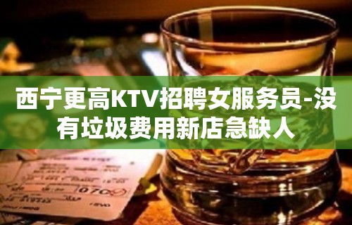 西宁更高KTV招聘女服务员-没有垃圾费用新店急缺人