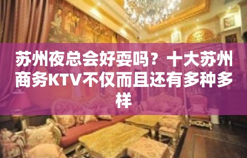 苏州夜总会好耍吗？十大苏州商务KTV不仅而且还有多种多样