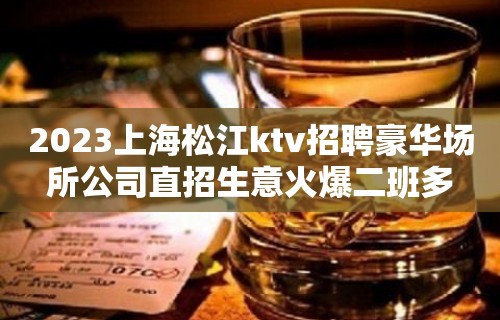 2023上海松江ktv招聘豪华场所公司直招生意火爆二班多