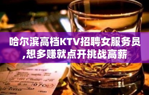 哈尔滨高档KTV招聘女服务员,想多赚就点开挑战高薪