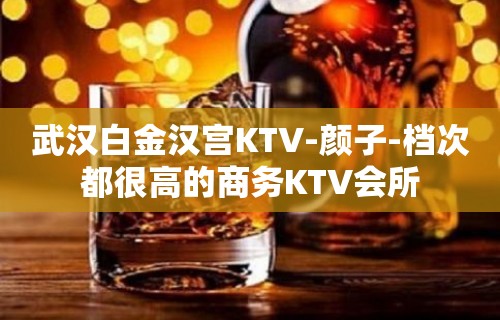 武汉白金汉宫KTV-颜子-档次都很高的商务KTV会所