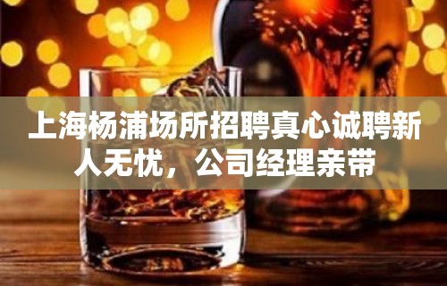 上海杨浦场所招聘真心诚聘新人无忧，公司经理亲带