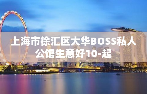 上海市徐汇区大华BOSS私人公馆生意好10-起