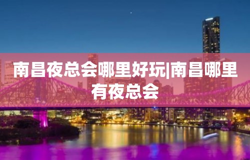 南昌夜总会哪里好玩|南昌哪里有夜总会