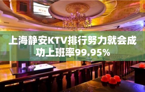 上海静安KTV排行努力就会成功上班率99.95%